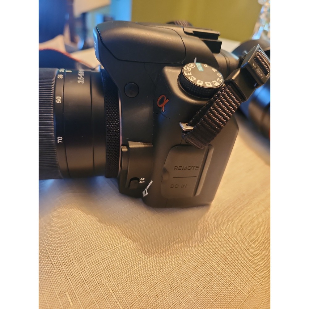 Sony Alpha DSLR-A200 10.2MP Digital SLR Camera W 18-70mm & 4.5-5.6/75-300 Lens - Picture 16 of 16